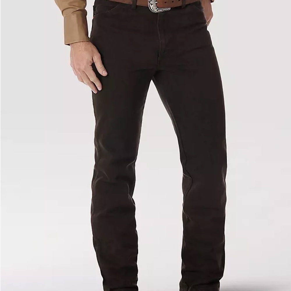 Men's Cowboy Cut Slim Fit in Black Chocolate